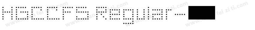 HGCCFS Regular字体转换